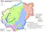 Carte des cours d'eau bénéficiant d'une étude d'aléas