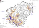 Carte des aléas inondation en Corrèze