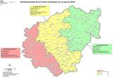 Carte des délégués territoriaux de la Corrèze