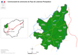 carte de la CC du Pays de Pompadour-Lubersac